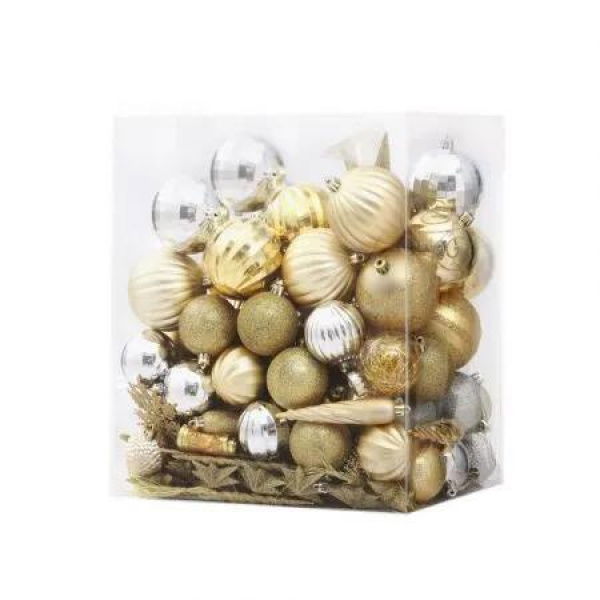 Jingle Jollys 125pcs Christmas Tree Decorations Set Baubles Ornamentsè½Party