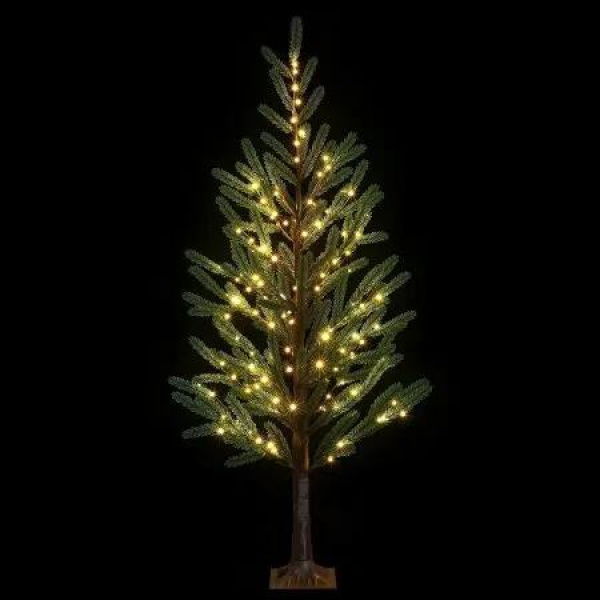 Jingle Jollys Christmas Tree 1.8M Pre-lit LED Xmas Tree 8 Modes Party Decoration