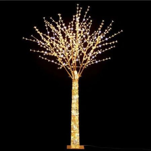 Jingle Jollys Christmas Tree 2.1m 780 LED Lights Cherry Blossom Trees Xmas Decor