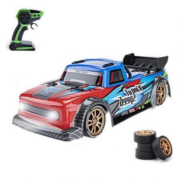 JJRC Q123 RTR 1/16 2.4G 4WD Spray Drift RC Car LED Light Full Proportional Short-Course Off-Road Truck Vehicles Models ToysRed