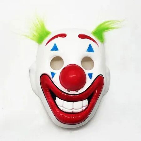 Joker Mask Clown Arthur Fleck Joaquin Phoenix Halloween Movie Costume Cosplay Party White