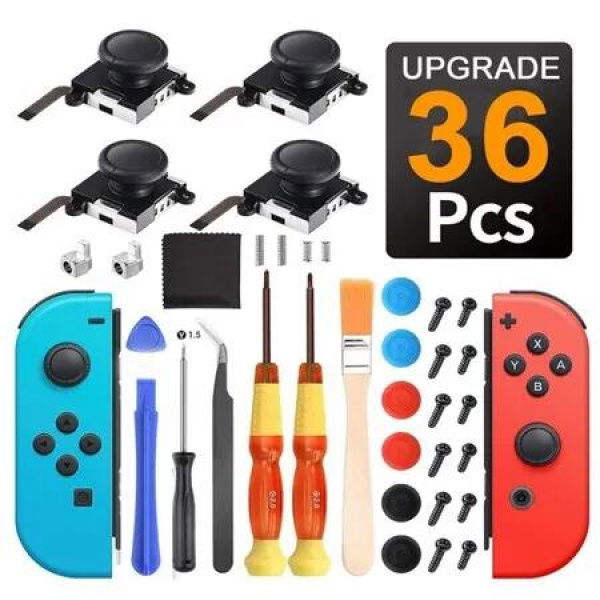 Joy-con Joystick Replacement 4 Pack for Fix Drift Nin-tendo Switch Joy-Con Controller