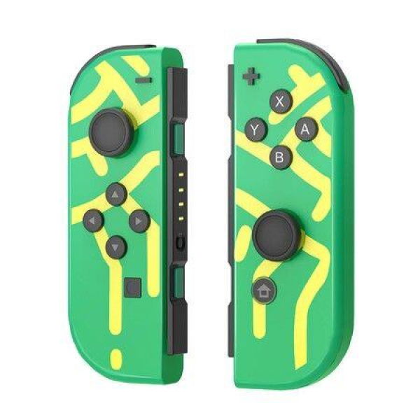 Joy-Cons For Nintendo Switch - Replacement For Nintendo Switch Controllers. Joy-Con L/R For Switch - Joy-Cons With Dual Vibration/Motion Control/Wake-up Function (Zelda: Tears Of The Kingdom Green).