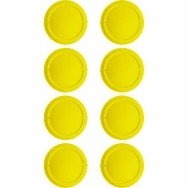 Joystick Replacement Cap Thumb Grip For Switch Joy-Con Switch OLED & Switch Lite. Joycon Grip Button Stick Cover Switch Controller 3D Analog Cap Skin Replacement Part Repair Kit Accessories (Yellow).