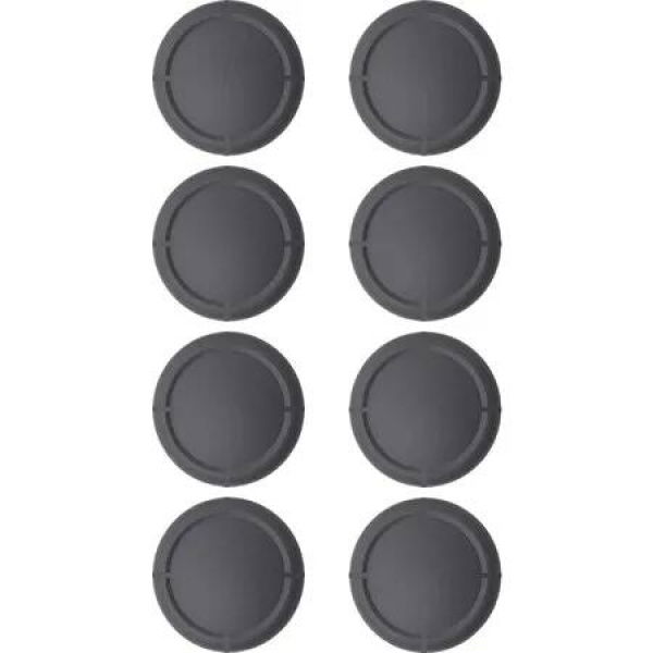 Joystick Replacement Caps and Thumb Grips for Switch Joy-cons, OLED, and Lite: Repair Kit Accessories in Grey