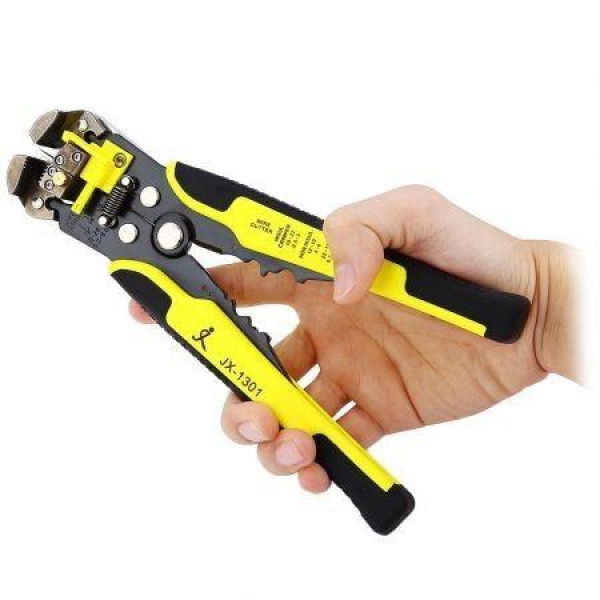 JX 1301 Multi-function Ratchet Wheel Save Effort TAB Terminal Crimping Press Pliers Tool