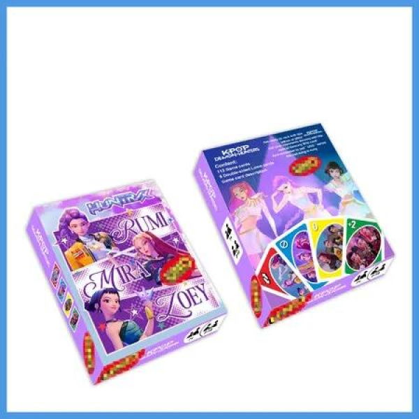 K-POP Hunt Devil Girl UNO Card Game 112 Cards Holiday Gift
