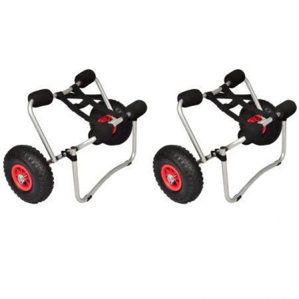 Kayak Trolleys 2 Pcs Aluminium