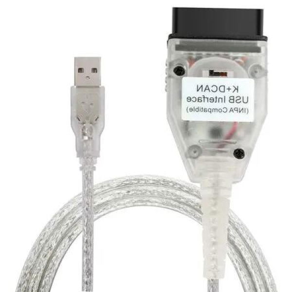 K+CAN Cable with USB Ediabas FT232RL Interface for Comprehensive OBD2 Car Diagnostics and ECU Reprogramming