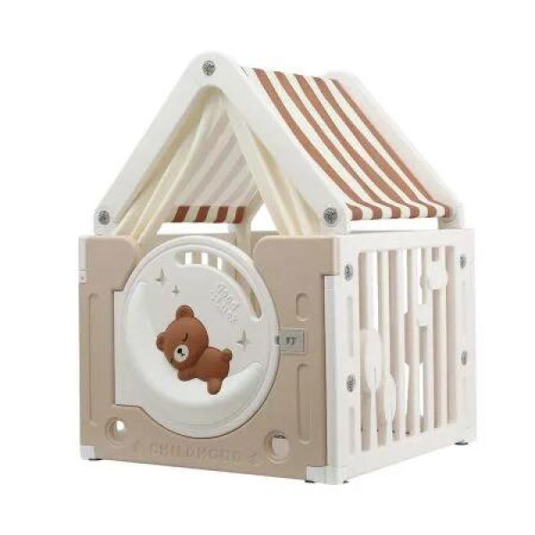 Keezi Kids Play Tent Playhouse Castle with Floor Mat 85CMX113CM