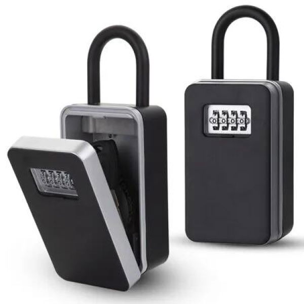 Key Storage Lockbox, Key Storage 4 Digit Combination Lock Box Multipurpose for Home Office Warehouse