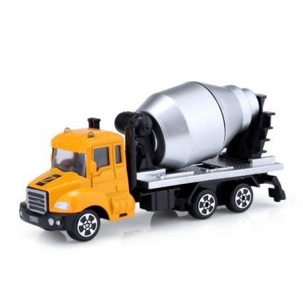 Kids Alloy 1:64 Scale Concrete Mixer Truck Emulation Model Toy Gift.