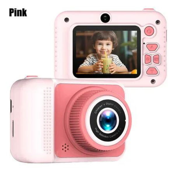 Kids Camera 1080P Portable HD Digital Camera with 32G SD Card Best Party Toys Birthday Gifts for Boys Girls Pink