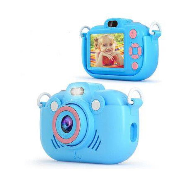 Kids Camera 2.7K 36MP Digital Camera For Boys Girls Toddlers Age 3 To 10 - Blue.