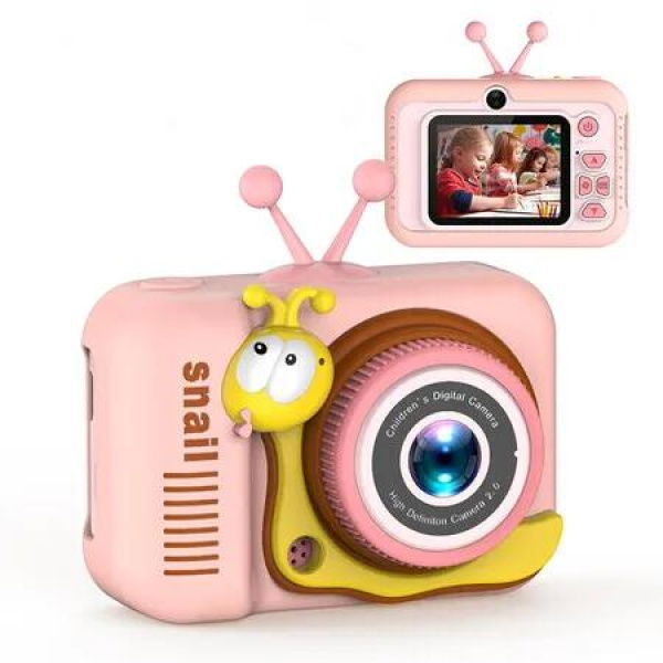 Kids Camera Toys for Girls Boy Age 3 to 12, Kids Digital Camera Toddler Camera for 3 4 5 6 7 8 Years Old Birthday Gifts, Pink