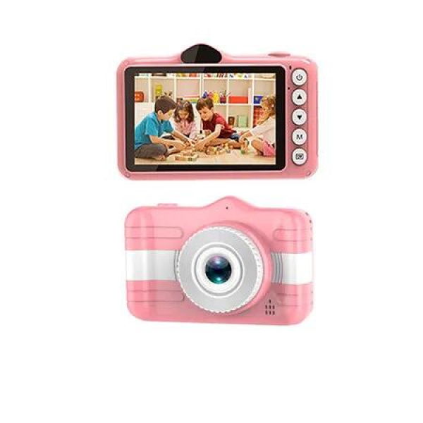 Kids Digital Camera, 8MP Children's Camera for Boys and Girls, 1080P Rechargeable Camera for Kids with 32GB TF Card, USB Charging 8X Zoom No Games