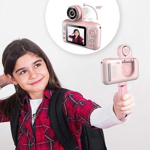 Kids Digital Camera With Flip Lens HD Digital Video Cameras For ToddlerChristmas Birthday Gifts And Portable Toy