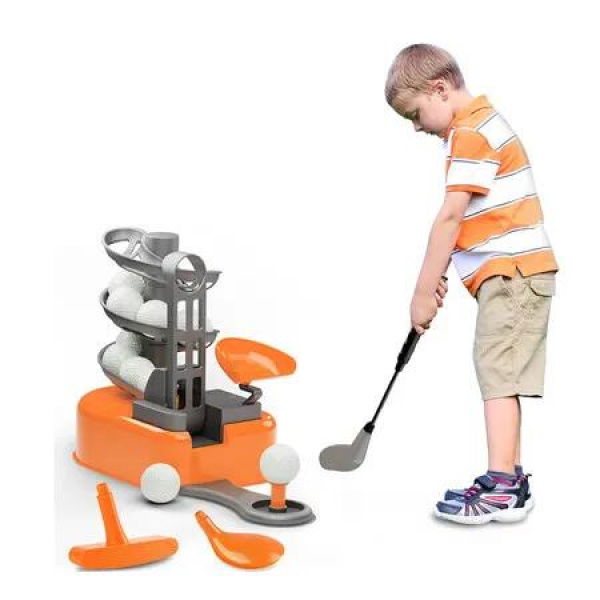 Kids Golf Toys Set, Boys Outdoor Sport Toy Age 3 to 8, Toddler Indoor Golf Ball Game, Child Exercise Active