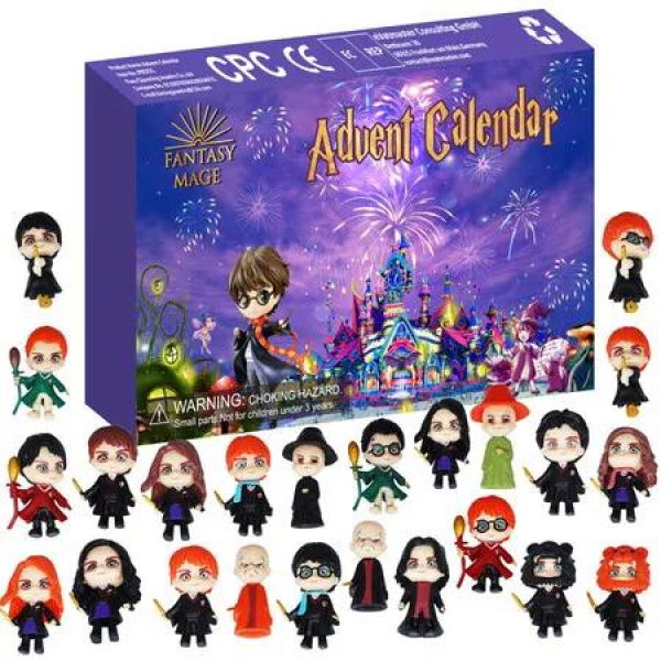 Kids Holiday Advent Calendar 2024 Surprise Holiday Gifts Harry Potter Countdown to New Year