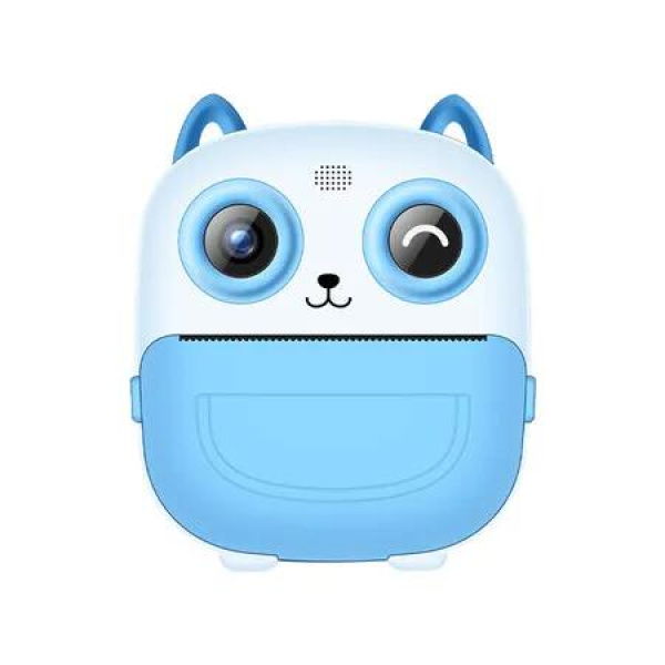 Kids Instant Print Camera with 32GB Card, Multifunctional Camera with Instant Photo Printing, 2.4 Inch HD Screen, Ideal Christmas and Birthday Gift (Blue)