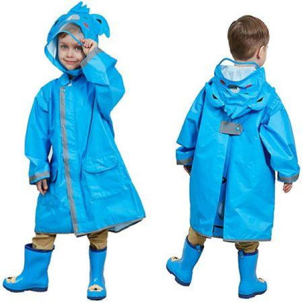 Kids Rain Wear3D Cartoon Children Toddler Raincoat Jacket Poncho For Boy Girl