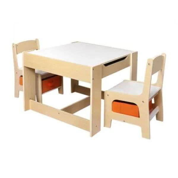 Kids Table and Chair Set Storage