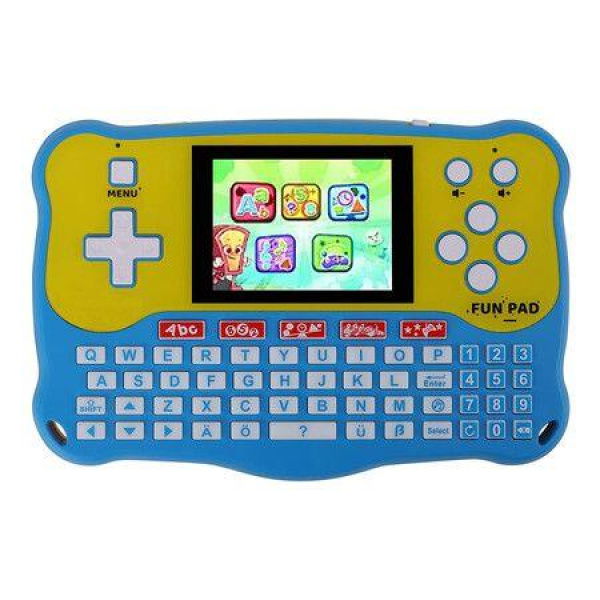 Kids Tablet, Learning Pad with 102 Activities Tablet with ABC Alphabet/Words/Music/Math, Interactive Educational Electronic Toys (Blue)