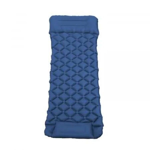 KILIROO Inflatable Camping Sleeping Pad with Pillow (Navy Blue) KR-ISP-100-HZ