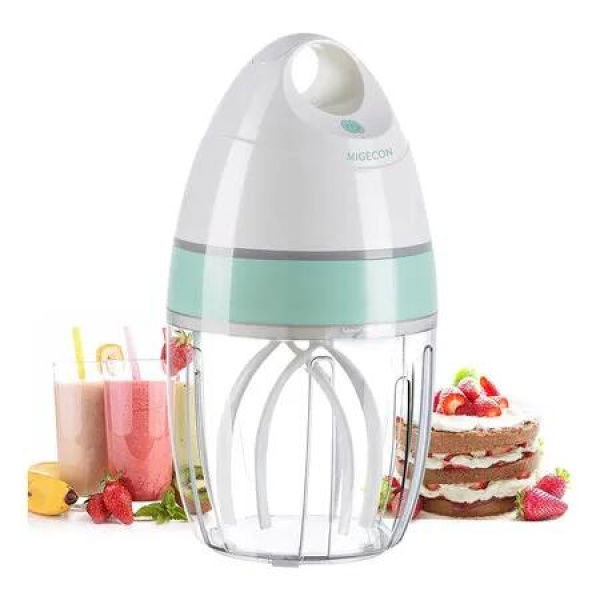 Kitchen Mixer Electric Hands Free Egg White Beater 900ML Food Prep Whisk Baking Chef Appliance Gadgets Portable