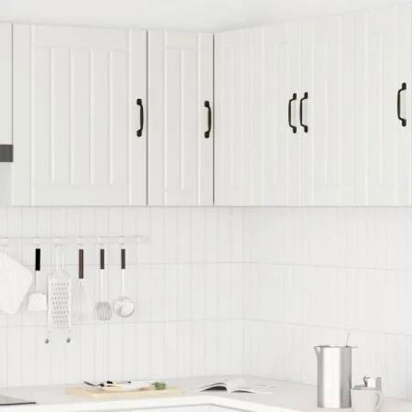Kitchen Wall Corner Cabinet Kalmar White Engineered Wood