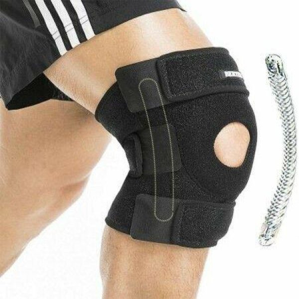 Knee Brace Open Patella Stabilizer Neoprene Knee Support For Men Women Running Basketball Meniscus Tear Arthritis Joint Pain Relief ACL