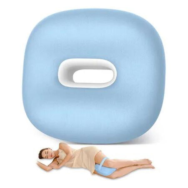 Knee Pillow for Side Sleepers, Hip Relief, Memory Foam Leg Pillow for Side Sleeping, Between Legs Pillow for Sciatica