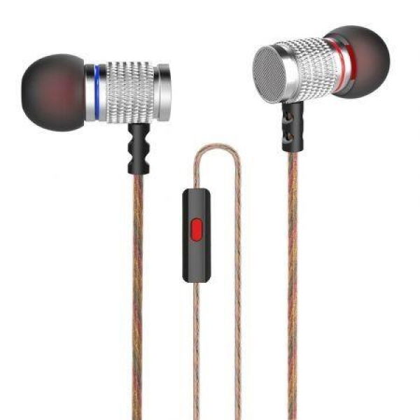 KZ EDR2 Mega Bass In-Ear HiFi Earphones With Microphone Support Hands-free Calls 3.5mm Gold Plated Jack 1.2m Length Cord.