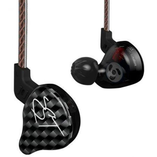 KZ ZST Pro Wired On-cord Control Noise-canceling In-ear Earphones With MIC