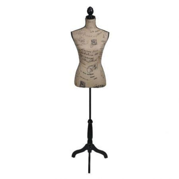 Ladies Bust Display Bust Brown Black Jute Female Mannequin Display