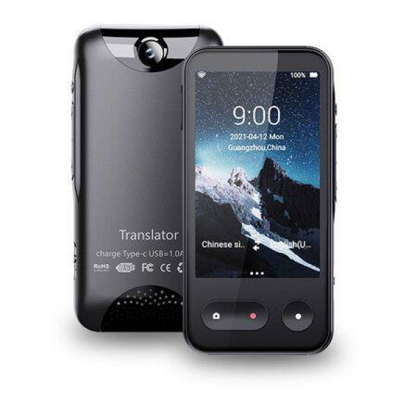 Language Translator Device 138 Languages Two-Way Instant Translator Portable Pocket Traductor Support WiFi/Offline/Images/SIM/Recording.