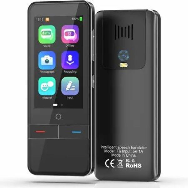 Language Translator Device,Portable Real-Time Two Way Instant Translator,139 Languages Offline Online Interpreter Voice Text Photo Translation