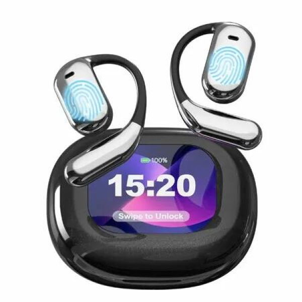 Language Translator Earbuds Real Time AI 3in1 Accents Long Battery Life OWS 144 Languages Black