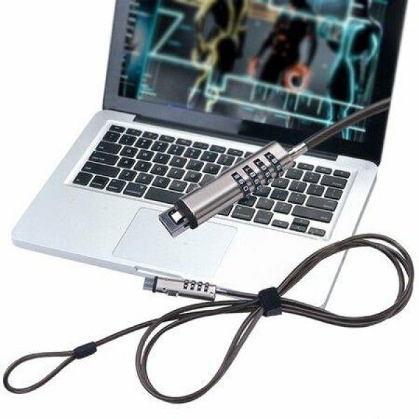 Laptop Lock Universal USB Port Cable Protective 4 Digit Password Theft