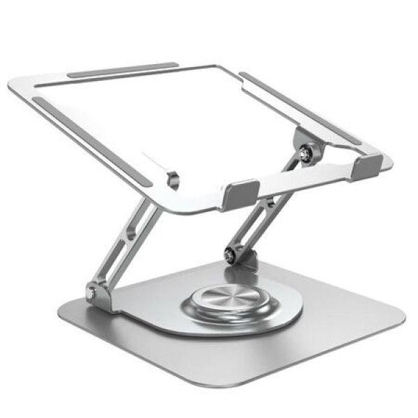 Laptop Stand For Desk Adjustable Computer Stand With 360 Rotating Base For All 10-16 Inch Laptops