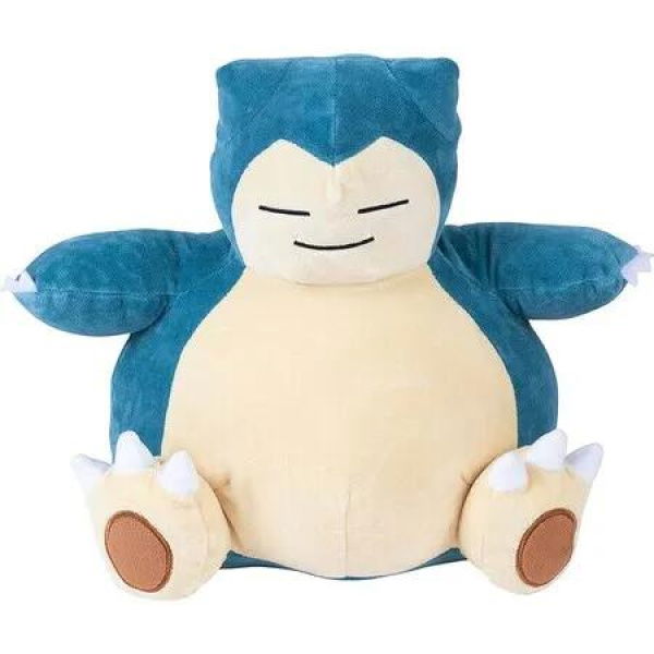 Large 10' Pokemon Snorlax Plush, Collectible Stuffed Toy for Kids and Fans