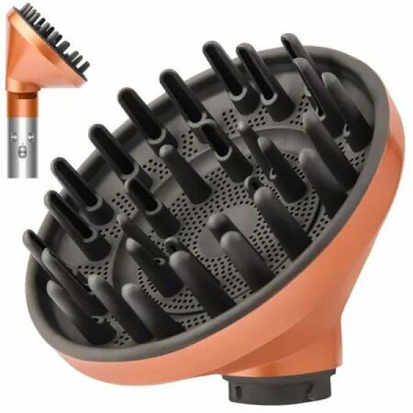 Large Diffuser Attachment for Dyson Airwrap Styler HS01/HS05/HS08,Fast Drying Wave & Curly & Thick,Heat Resistant Nylon Fiber Nozzle Attachments