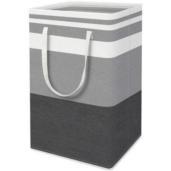 Large Laundry Basket Waterproof Freestanding Laundry Hamper Collapsible Tall Clothes Hamper With Extended Handles For Clothes Toys In The Dorm And Family (gradient Grey 1 Pack 75L).
