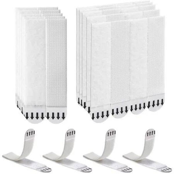 Large Picture Hanging Strips Heavy Duty,20-Pairs(40 Strips)Sticky Picture Hangers for Walls,Hanging Pictures Without Nail,Damage Free No Nails Refill Adhesive Poster Strips