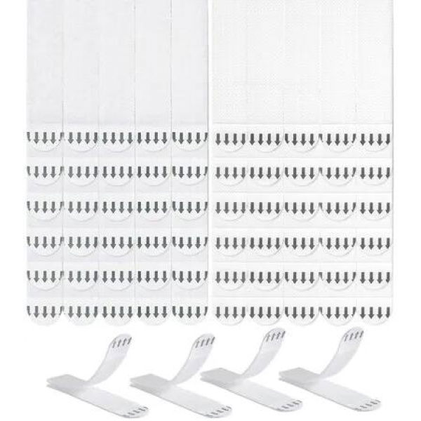Large Picture Hanging Strips Heavy Duty,32-Pairs(64 Strips) Sticky Picture Hangers,Hanging Pictures Without Nails,Damage Free No Nails Adhesive Strips Mounting Strips