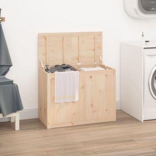Laundry Box 88.5x44x66 Cm Solid Wood Pine.