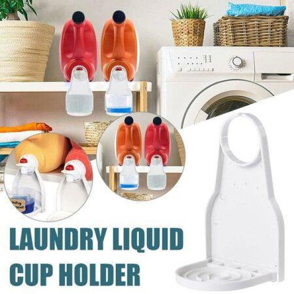 Laundry Detergent Cup Holder Detergent Drip Catcher Laundry Organizer Clip Tight On Laundry Bottle Spouts