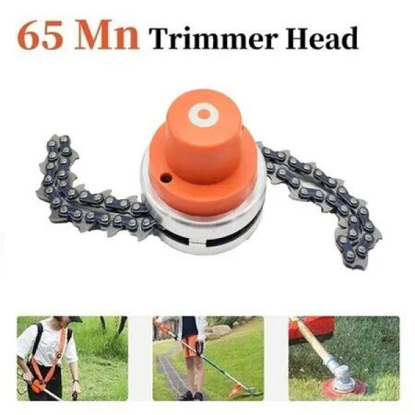 Lawn Mower Chain Weed Trimmer Head 65Mn Grass Brush Cutter Weed Eater Blade Outdoor Garden Tools Universal Color Red