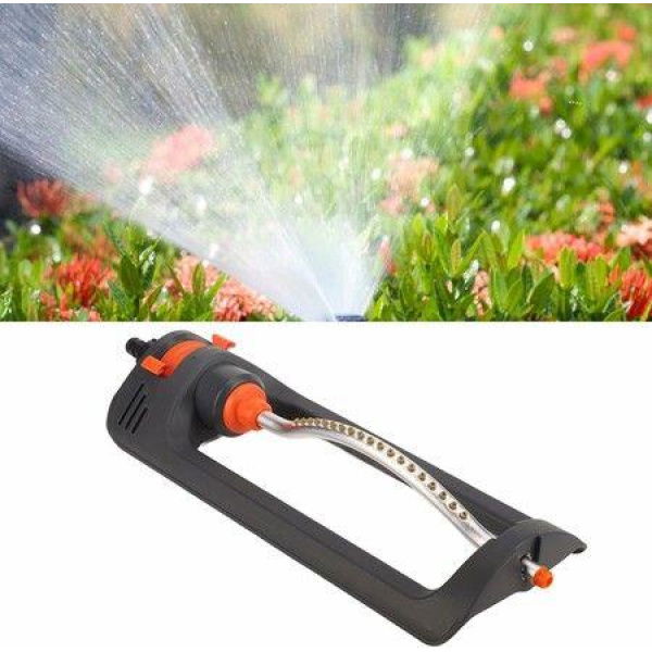 Lawn Sprinkler,Automatic Oscillating Lawn Sprinkler Lawn Watering Sprinkler with 19 Hole 4 Modes Watering Device for Yard