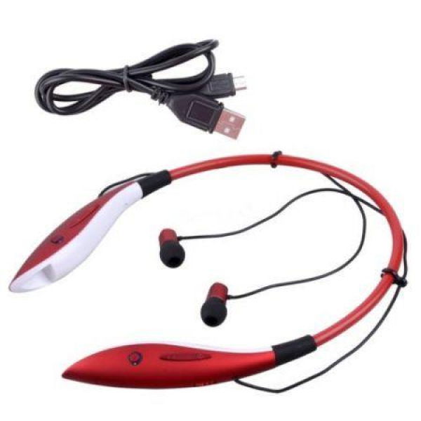 LBH1008 Wireless Bluetooth Stereo Headset Neckband For Iphone Samsung - Red